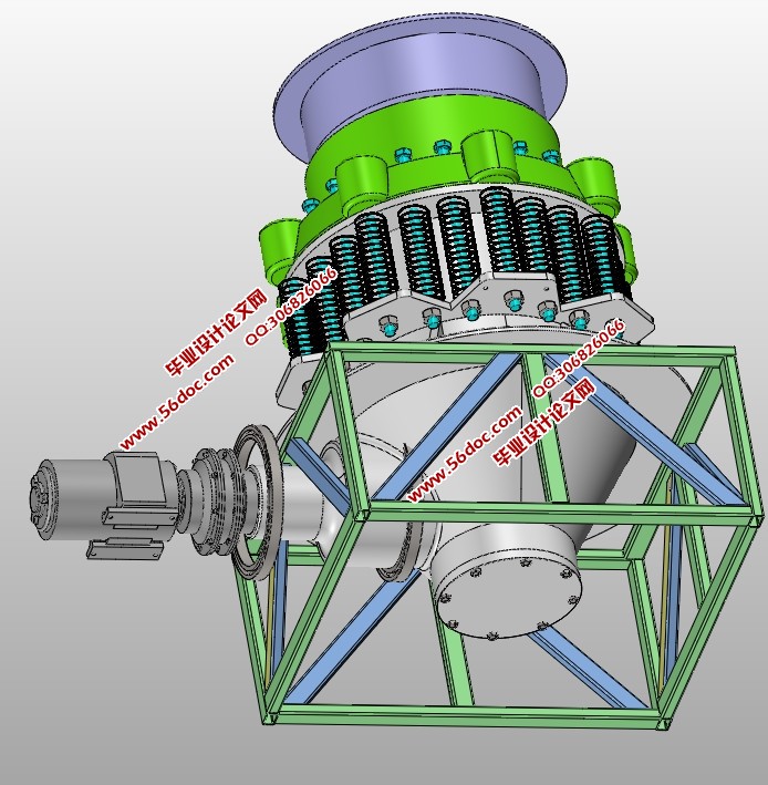 圆锥破碎机的设计(含CAD图,SolidWorks三维图)
