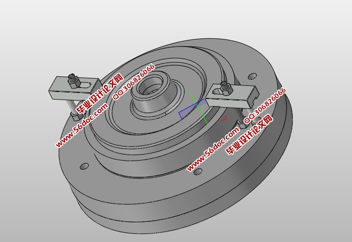 滑轮的工艺规程及车Φ30H8孔夹具设计(含CAD图,SolidWorks三维图)