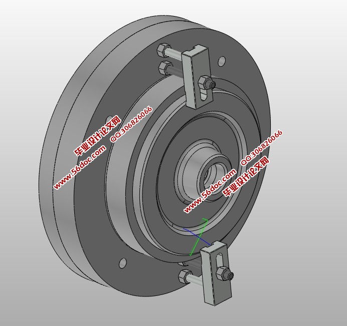 滑轮的工艺规程及车Φ30H8孔夹具设计(含CAD图,SolidWorks三维图)