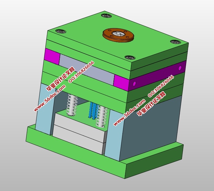 机器人腰部零件注塑模具设计(含CAD图,SolidWorks,IGS三维图)