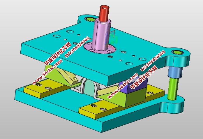 收放机架安装支架工艺及模具设计(含CAD图,SolidWorks,IGS三维图)