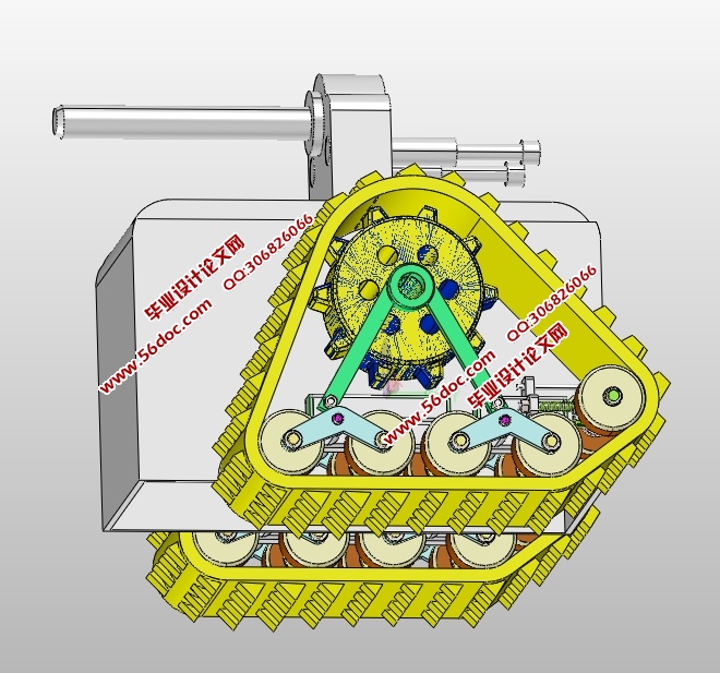 一种便携式侦查机器人的研究(含CAD零件装配图,SolidWorks,IGS三维图)