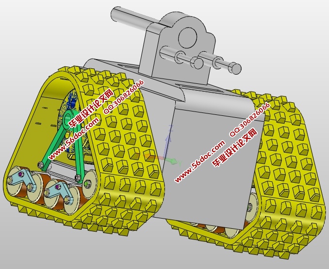 一种便携式侦查机器人的研究(含CAD零件装配图,SolidWorks,IGS三维图)