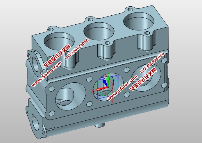 钻机泵头加工工艺设计(含CAD图,SolidWorks三维图,工序卡,工艺卡)