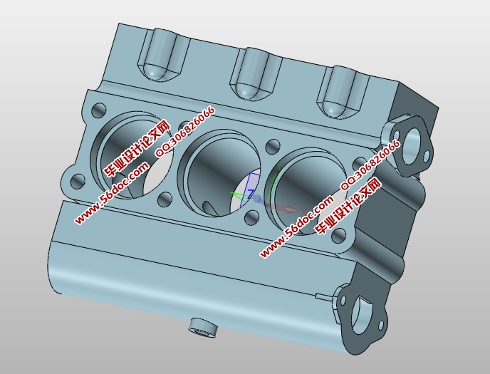 钻机泵头加工工艺设计(含CAD图,SolidWorks三维图,工序卡,工艺卡)