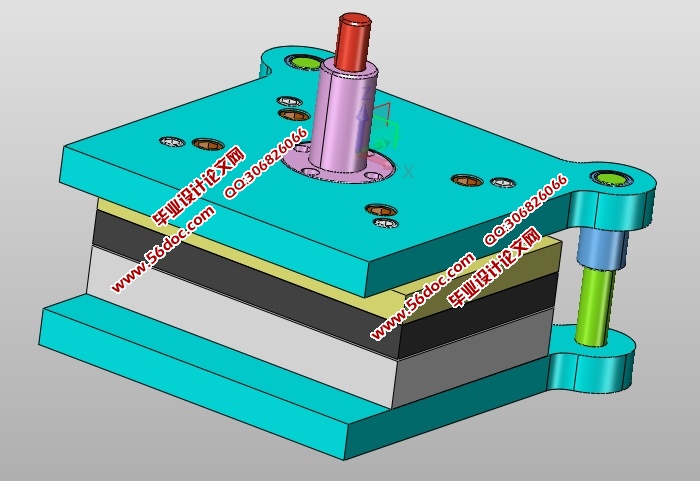 压盖连续模具设计(含CAD零件装配图,SolidWorks,IGS,STEP三维图)