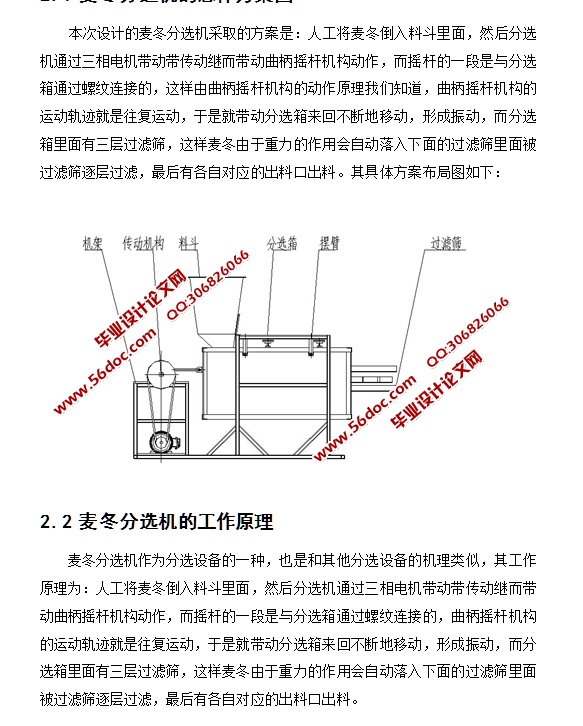 麦冬分选机的设计(含CAD零件装配图,SolidWorks,IGS三维图)