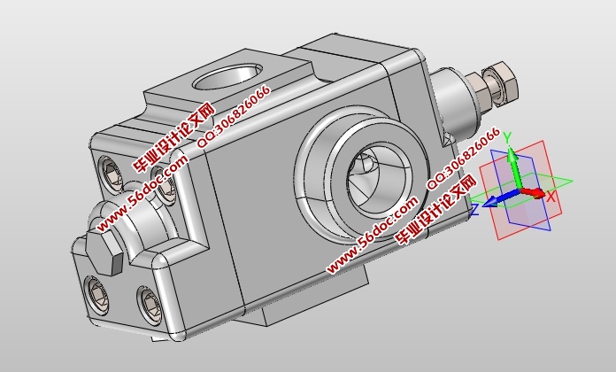 顺序阀的设计(含CAD零件装配图,SolidWorks,IGS三维图)