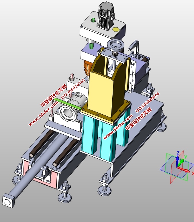 轴套宽16槽加工专机设计(含CAD零件装配图,SolidWorks,IGS三维图)