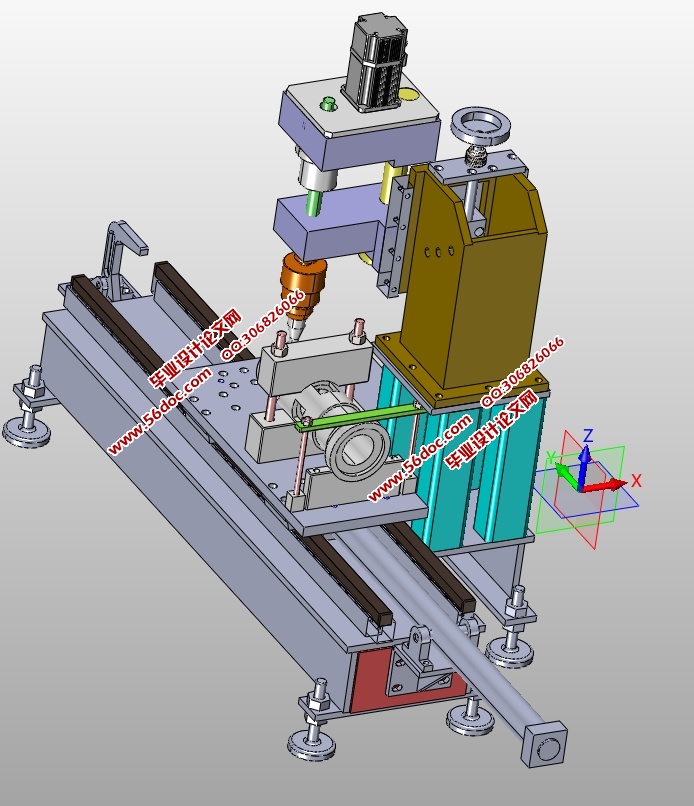 轴套宽16槽加工专机设计(含CAD零件装配图,SolidWorks,IGS三维图)