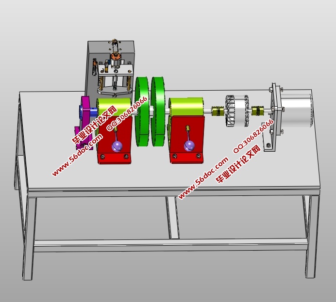转子系统摩擦磨损实验台设计(含CAD零件装配图,SolidWorks,IGS三维图)