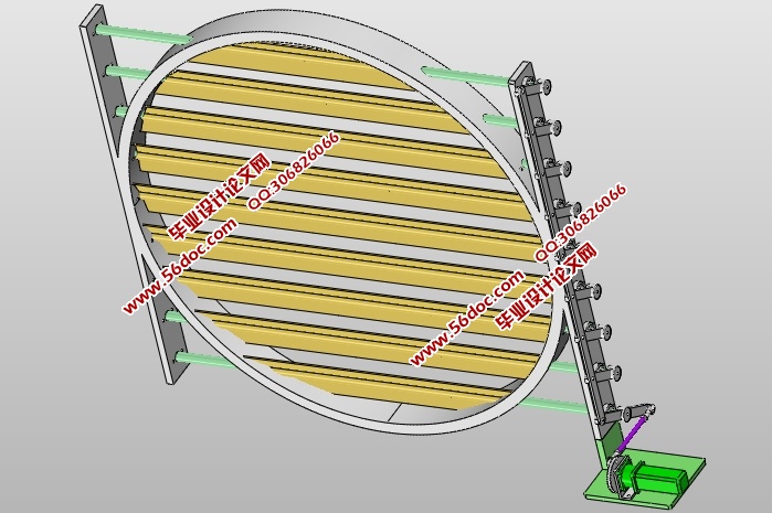 风门系统风机控制设备设计(含CAD零件装配图,SolidWorks,STEP三维图)