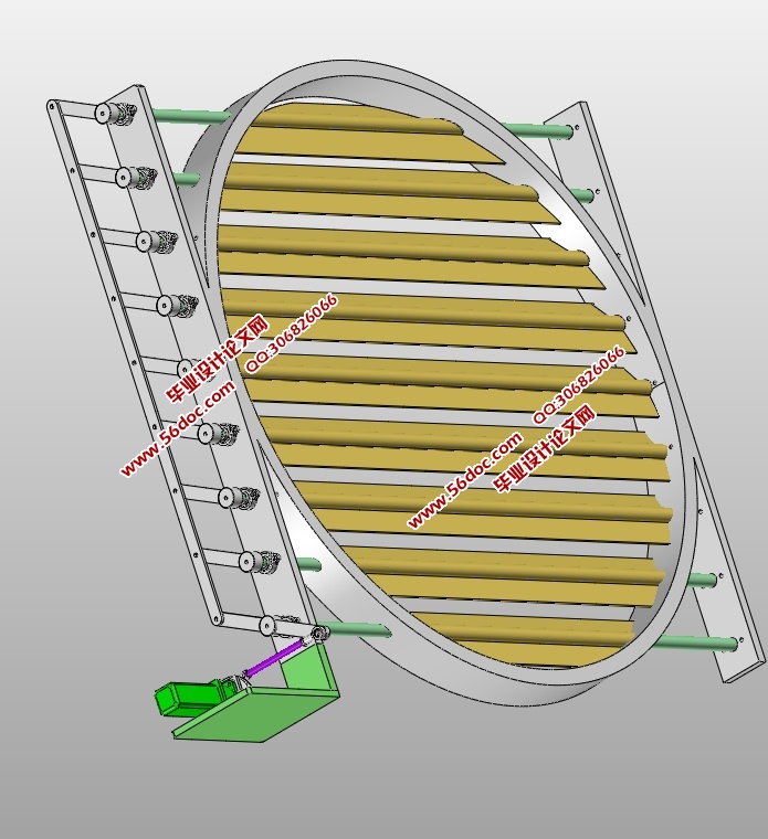 风门系统风机控制设备设计(含CAD零件装配图,SolidWorks,STEP三维图)