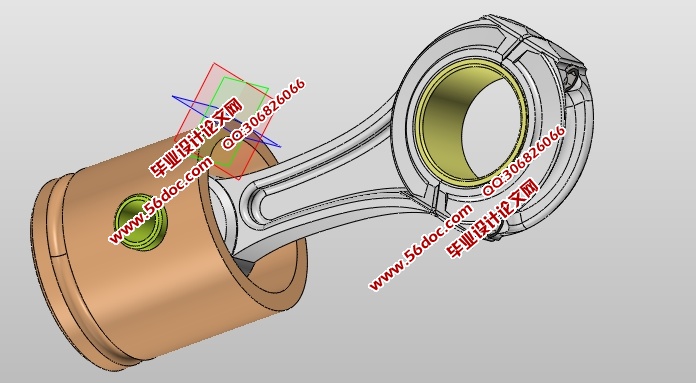 195柴油发动机活塞连杆组设计(含CAD零件图,SolidWorks图)