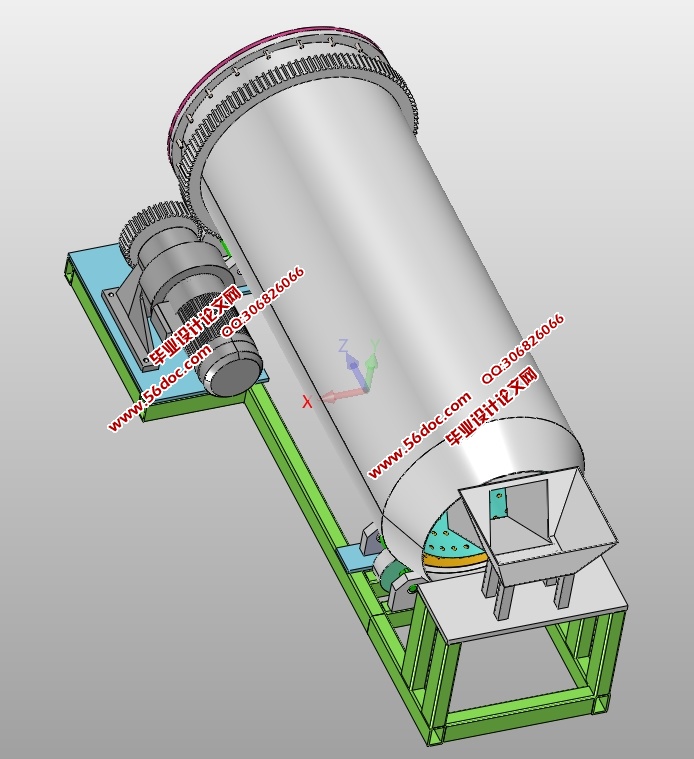 大豆滚筒清选机传动结构设计(含CAD零件装配图,SolidWorks,IGS三维图)