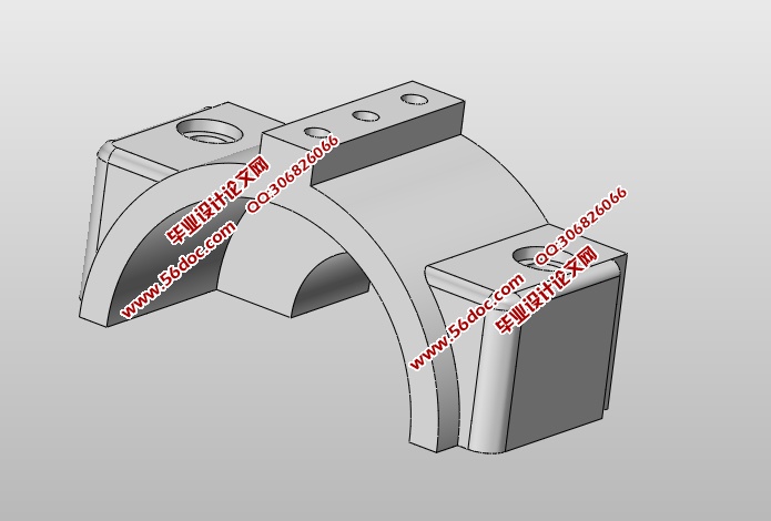 右轴承座组件加工工艺及夹具设计(含CAD零件夹具图,SolidWorks三维图)