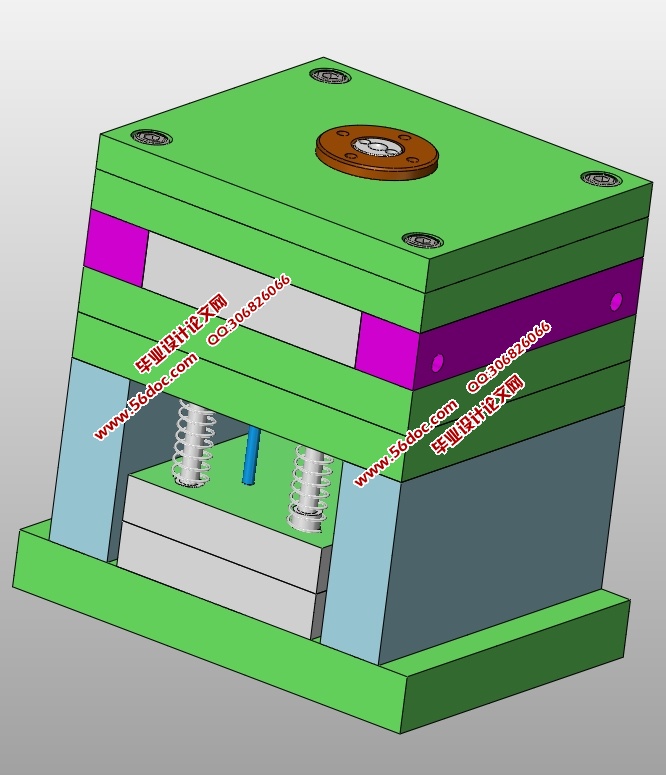 幼儿玩具车接插件注塑模的设计(含CAD零件装配图,SolidWorks,IGS三维)