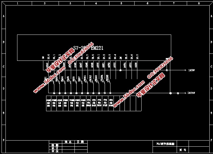 峵ṹPLC(CADͼ,ͼ,)