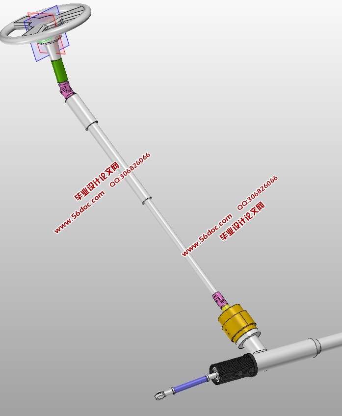 华晨宝马齿轮齿条转向器的设计(含CAD零件装配图,SolidWorks三维图)