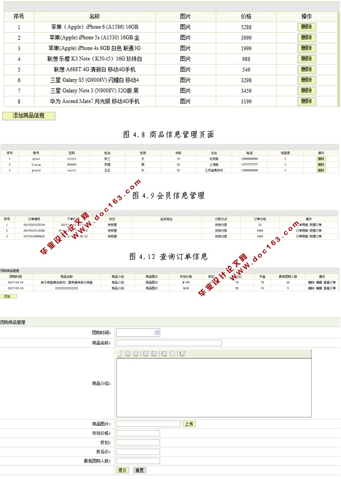 基于SSH的“爱家”团购网系统的设计与实现(MySQL)