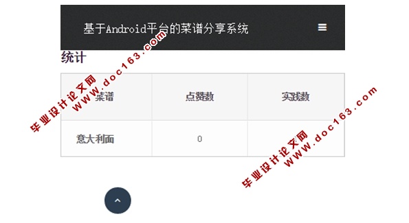 基于安卓Android平台的菜谱分享系统APP设计与实现(MySQL)