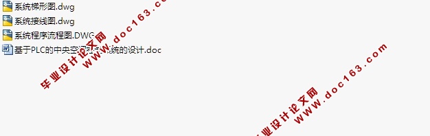 基于PLC的中央空调控制系统的设计(含流程图,接线图,PLC梯形图)