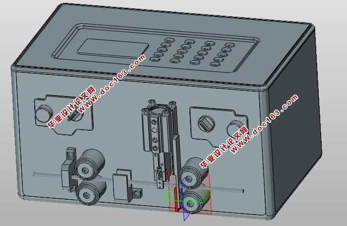 电脑自动剥线机总体设计(含CAD零件图装配图,SolidWorks三维图)