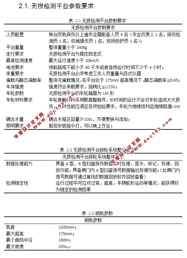 铁轨无损检测平台设计(含CAD零件装配图)