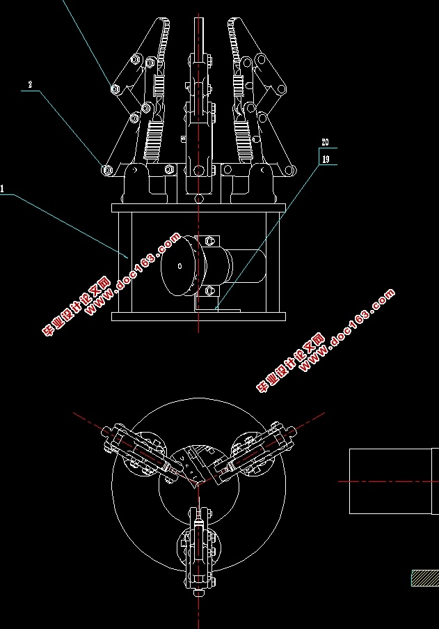 水果采摘装置设计(含CAD图,IGS,SolidWorks三维图,有限元分析)