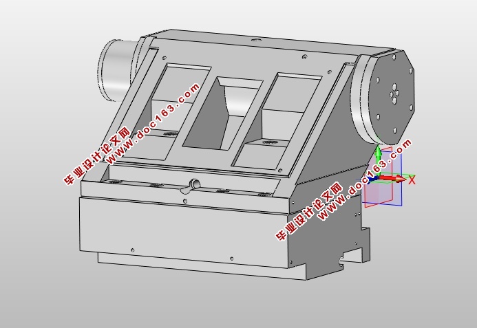 DL32M斜床身数控机床尾座结构设计(含CAD零件装配图,SolidWorks三维图)