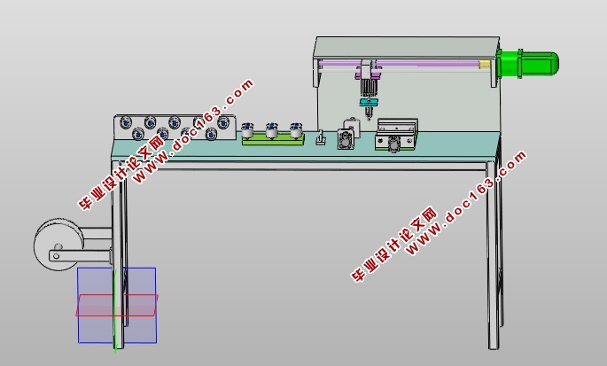 电线加工自动系统设计(含CAD零件装配图,SolidWorks三维图)