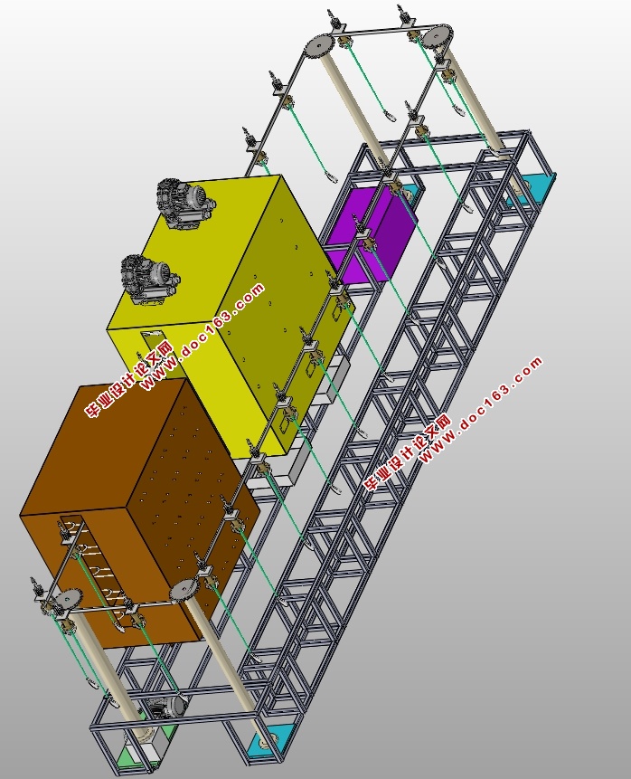 高尔夫球杆喷漆烘干输送线的设计(含CAD图,STEP,SolidWorks三维图)