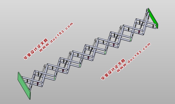 剪叉式升降机的设计(含CAD零件装配图,IGS,SolidWorks三维图)