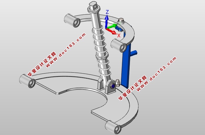 汽车双横臂独立悬架的设计(含CAD零件装配图,IGS,SolidWorks三维图)