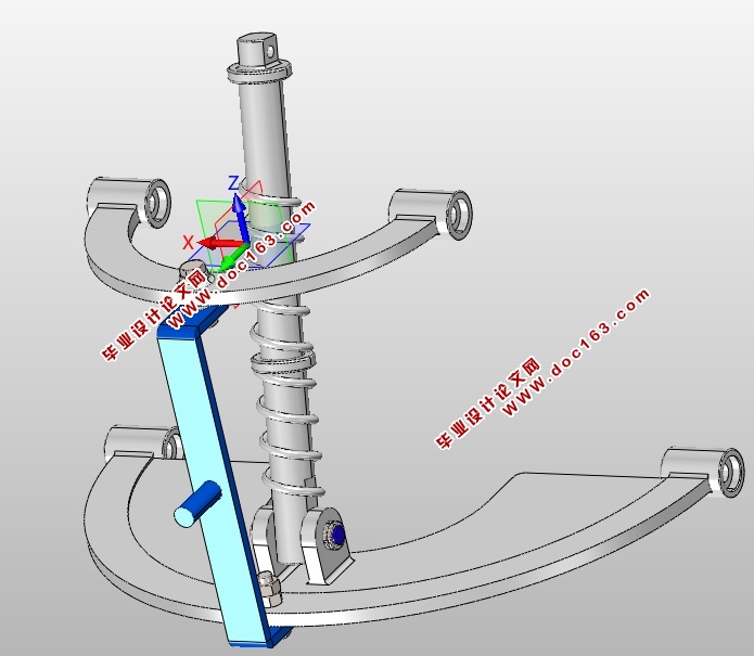 汽车双横臂独立悬架的设计(含CAD零件装配图,IGS,SolidWorks三维图)