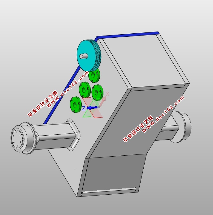 拖拉机变速箱的设计(含CAD零件装配图,STEP,x_t,SolidWorks三维图)