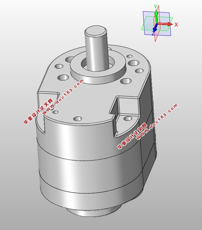 外啮合齿轮泵的设计(含CAD零件装配图,STEP,SolidWorks三维图)