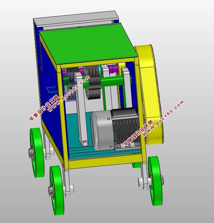 卧式钢筋切断机的设计(含CAD零件装配图,STEP,SolidWorks三维图)