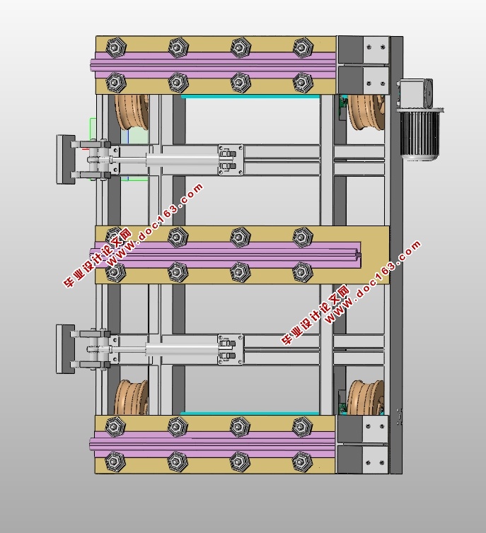 生产线摆渡小车的设计(含CAD零件装配图,STEP,IGS,SolidWorks三维图)
