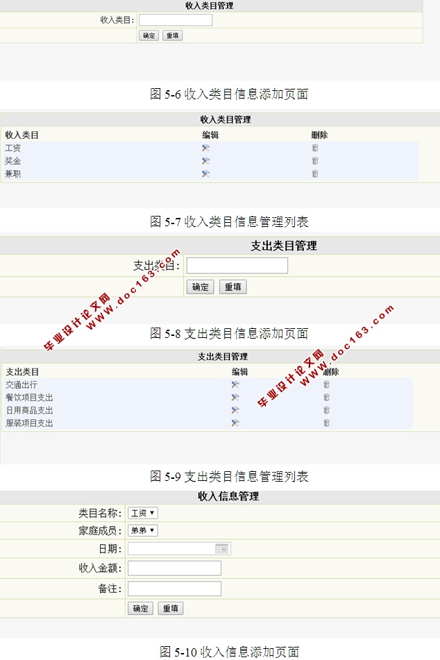 家庭理财管理系统的设计和实现(ASP.NET,SQL)(含录像)