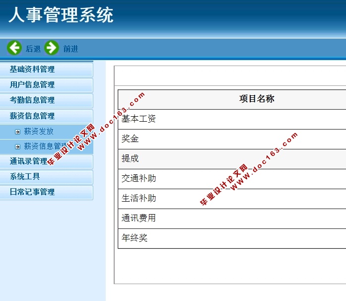 人事管理系统的设计和实现(ASP.NET,SQL)(含录像)