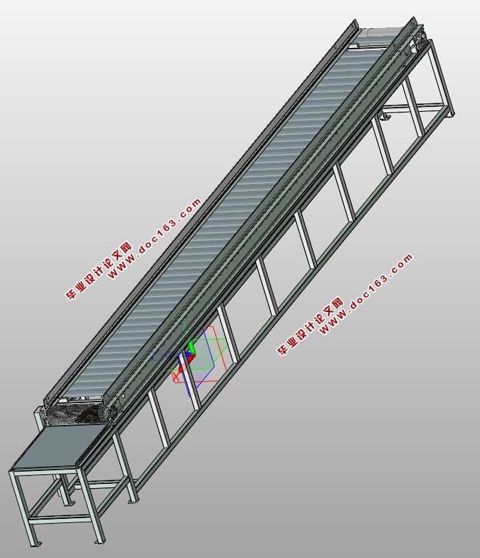 玻璃输送辊台机的设计(含CAD零件图装配图,SolidWorks,UG三维图)
