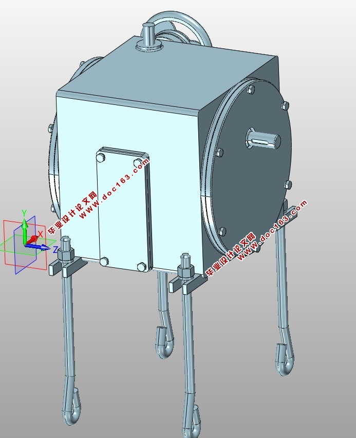 摩擦式机械无级变速器结构设计(含CAD图,STEP,SolidWorks三维图)