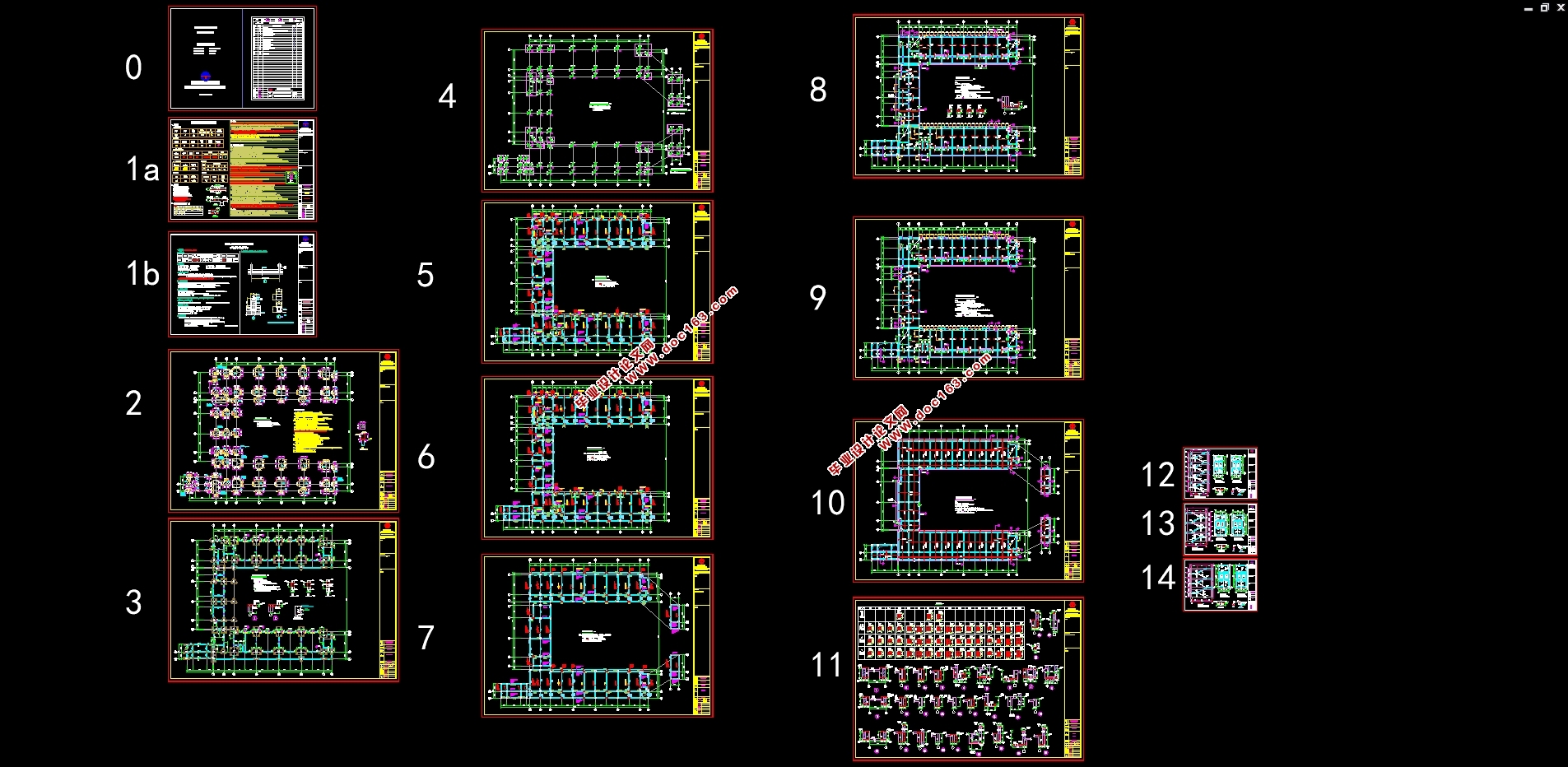 四层2000平米溧阳市小学教学楼施工组织设计(建筑图,结构图,平面布置图)