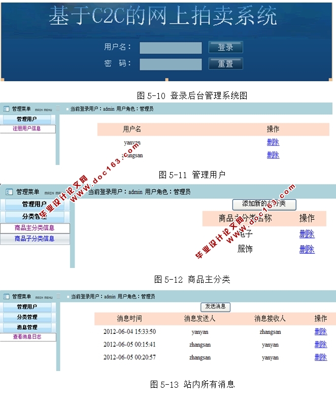 基于C2C的网上拍卖系统的设计与实现(JSP,MySQL)