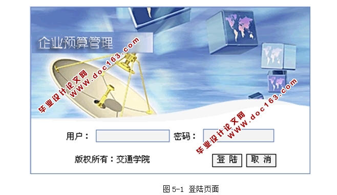 企业预算管理系统的设计与实现(JSP,SQLServer)