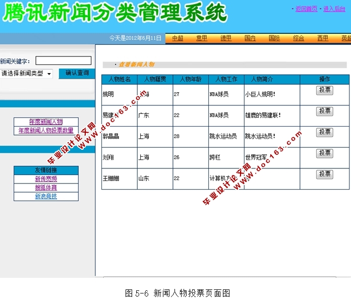 腾讯新闻分类管理系统的设计与实现(JSP,SQLServer)