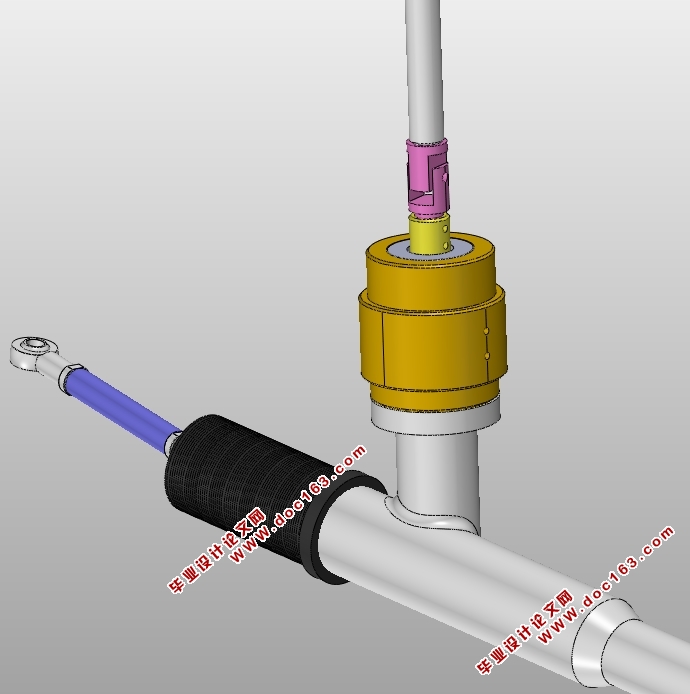华晨宝马齿轮齿条转向器的设计(含CAD图,SolidWorks三维图)