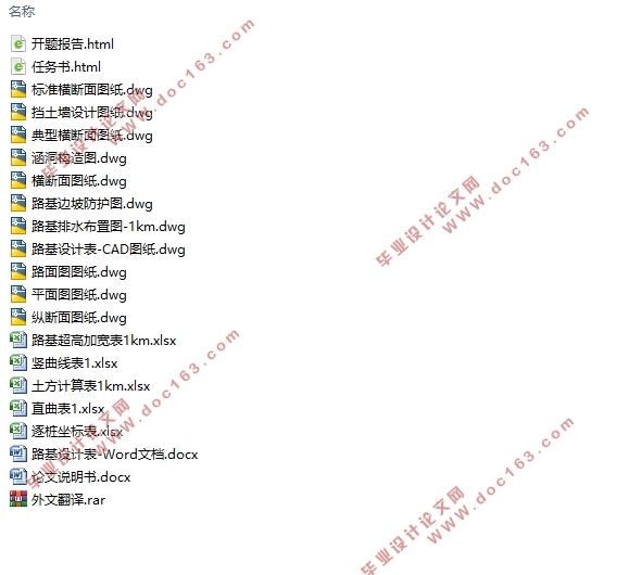 察哈尔右翼前旗至丰镇公路设计(五)(含CAD图)