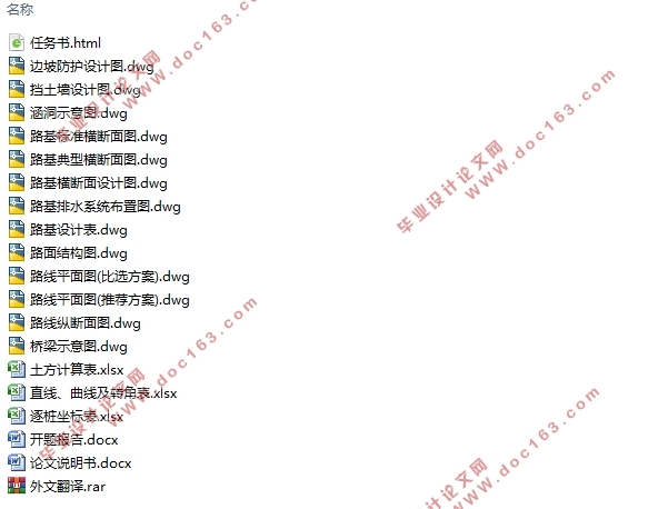 察哈尔右翼前旗至丰镇公路设计(一)(含CAD图)